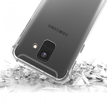Silikoninis-Anti shock 0.6 mm. storio dėklas (GALAXY A6 2018)